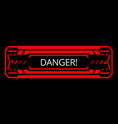 Hud Danger Alert Attention Red Interface