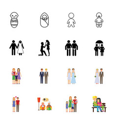 Relatives Icon Set