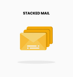 Stacked Mail Flat Icon