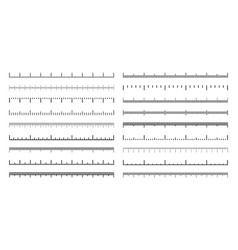 Various Measurement Scales With Divisions