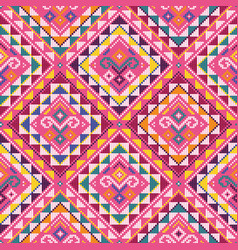 Filipino Folk Yakan Waving Seamless Pattern