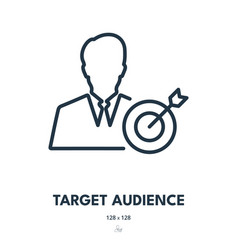 Target Audience Icon Customer Focus Client