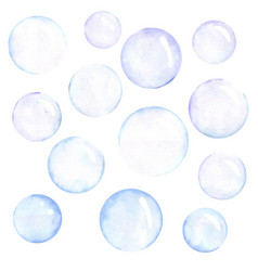 Watercolor Soap Bubbles Pattern