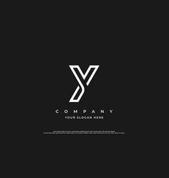 Minimal Letter Y Logo Design