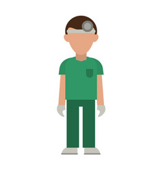 Doctor Avatar Full Body Icon Image