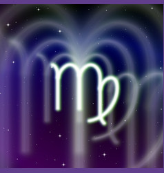 Astrology Sign Of Virgo Or Maiden With Mystic Aura