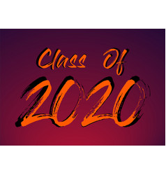 Class 2020 Hand-drawn Brush