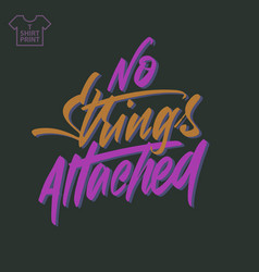 Color Lettering On A Black Background - No Strings