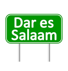 Dar Es Salaam Road Sign