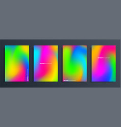 Set Abstract Gradient Blurred Background