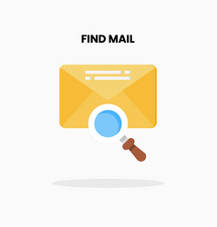 Find Mail Flat Icon