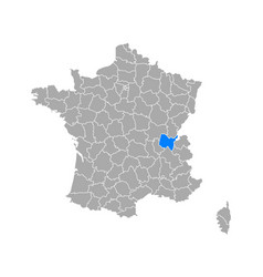 Map Of Ain In France