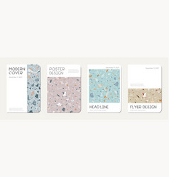 Notebook Cover Design Terrazzo Abstract