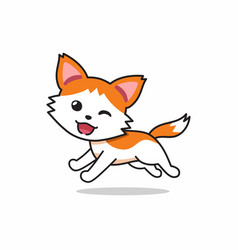 Cartoon Character Cat Running