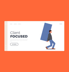 Client Focused Landing Page Template Business