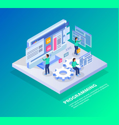 Programming Website Isometric Background