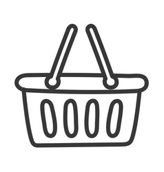 Black Shopping Basket