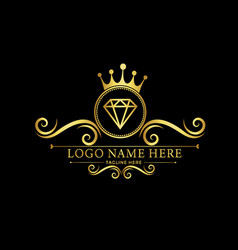 Luxury Jewelers Shop Logo Design