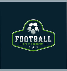 Football Sports Emblem Logo Template Design