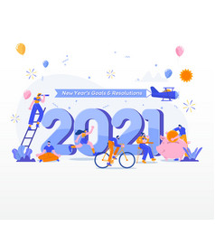 Happy New Year 2021 Goals And Resolutions