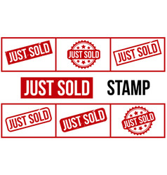 Just Sold Rubber Stamp Set