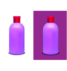 Plastic Purple Bottle For Juice Shampoo And Water