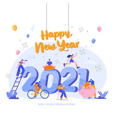 Happy New Year 2021 Goals And Resolutions