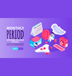 Monthly Period Horizontal Banner