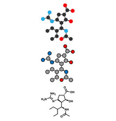 Peramivir Influenza Drug Molecule Neuraminidase