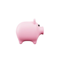 Piggy Animal Or Bank 3d Render Icon