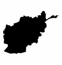 Afghanistan Silhouette Map