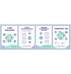 Law College Brochure Template