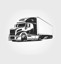 Semi Truck Lorry Freight Transportation