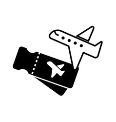 Airline Ticket And Airplane Icon