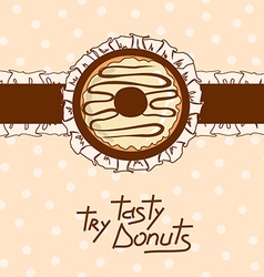 Background With Tasty Donut