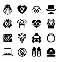 Fiance Icon Set