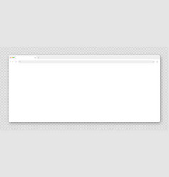 Blank Web Browser Window With Tab Toolbar