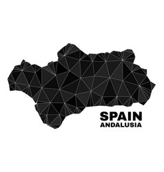 Lowpoly Andalusia Province Map