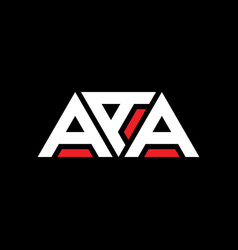 Aaa Triangle Letter Logo Design With Triangle