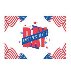 Happy Presidents Day Flyer Banner Or Poster