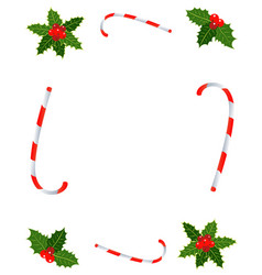 Christmas Holly Holiday Border Frame