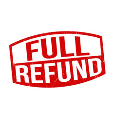 Full Refund Grunge Rubber Stamp