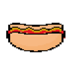 Pixelated Hot Dog