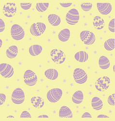 Happy Easter Holiday Seamless Pattern Pastel