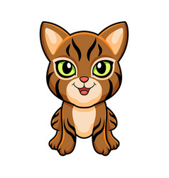 Cute Pixie Bob Cat Cartoon