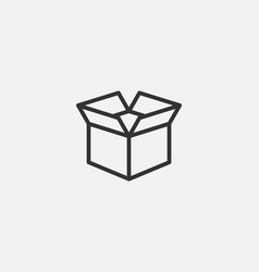 Delivery Packaging Icon Cargo Cardboard Box Icons