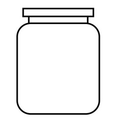 Canning Jar Stroke Icon