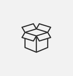 Delivery Packaging Icon Cargo Cardboard Box Icons