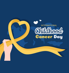 International Childhood Cancer Day Hand Drawn