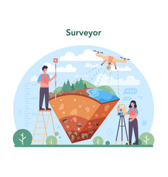 Surveyor Concept Land Surveying Technology